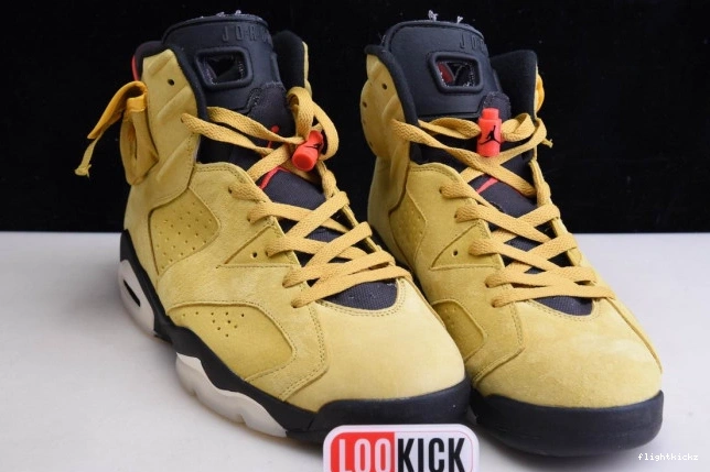 TRAVIS SCOTT AIR JORDAN CN1084-300 X YELLOW 6 0904
